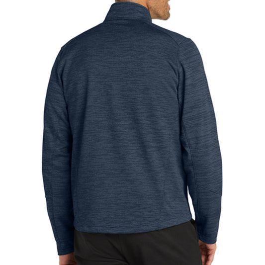 Digi Stripe Fleece Jacket, Navy