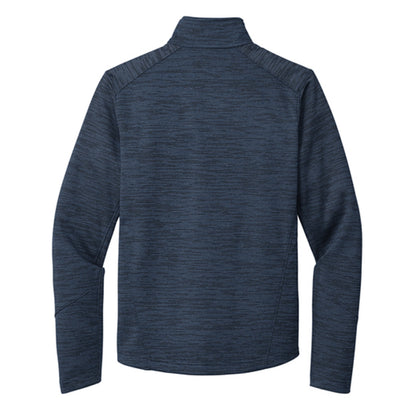 Digi Stripe Fleece Jacket, Navy