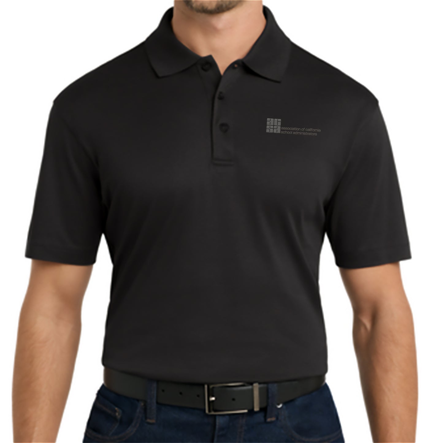 Rapid Dry(TM) Mesh Polo Shirt, Black