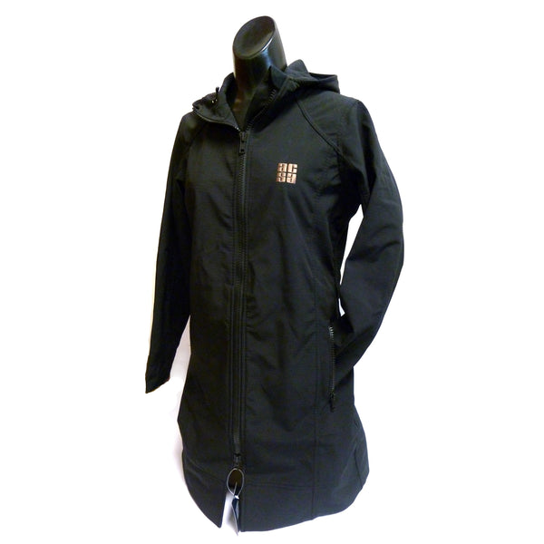 Women's Black Hooded Coat [LIMITED AVAILABILITY]