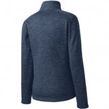Women's Digi Stripe Fleece Jacket, Navy